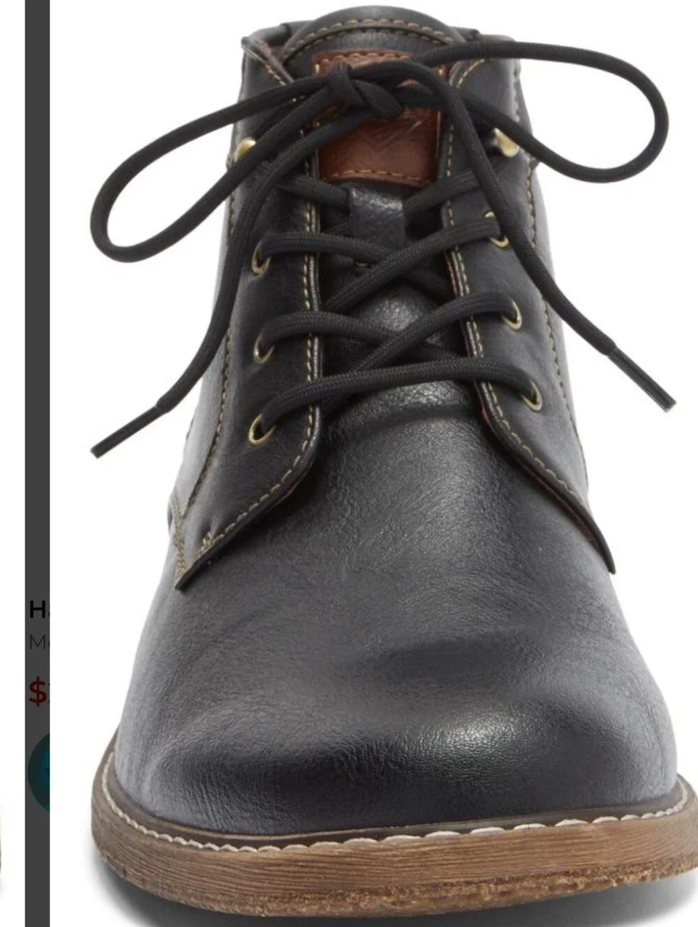 Hawker Rye Frausen Lace-Up Contrast Stitch Chukka Boot- 10.5